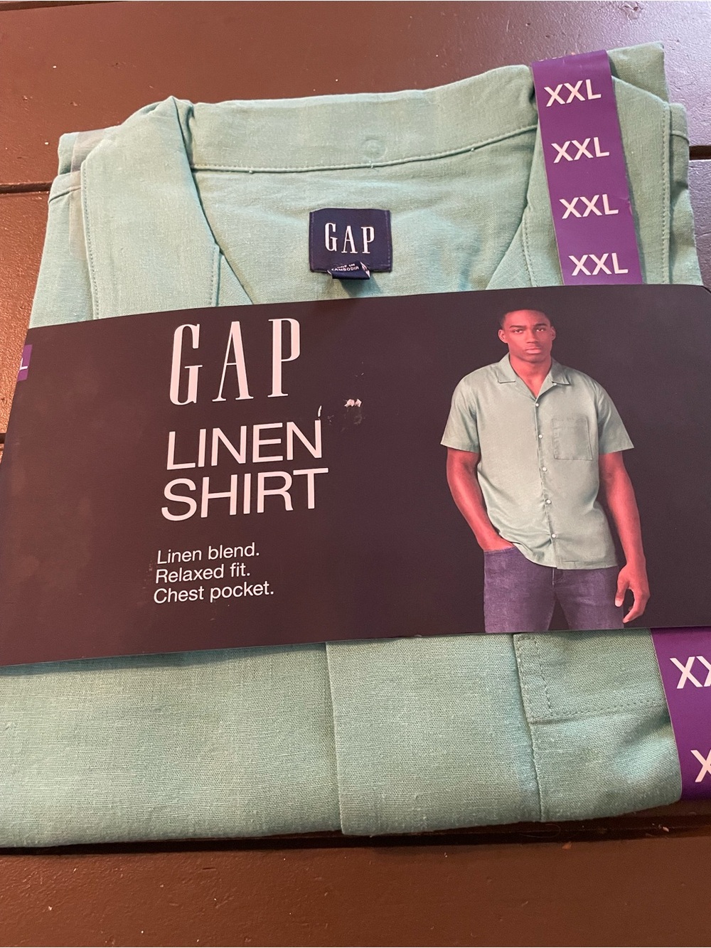 GAP Linen Shirt in Mint
